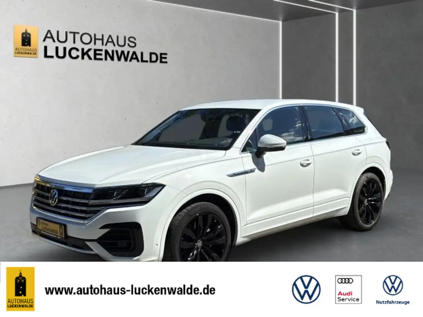 Volkswagen Touareg 3.0 TSI 4M R-Line tiptronic *AHK*LuftF* Blanc - 1