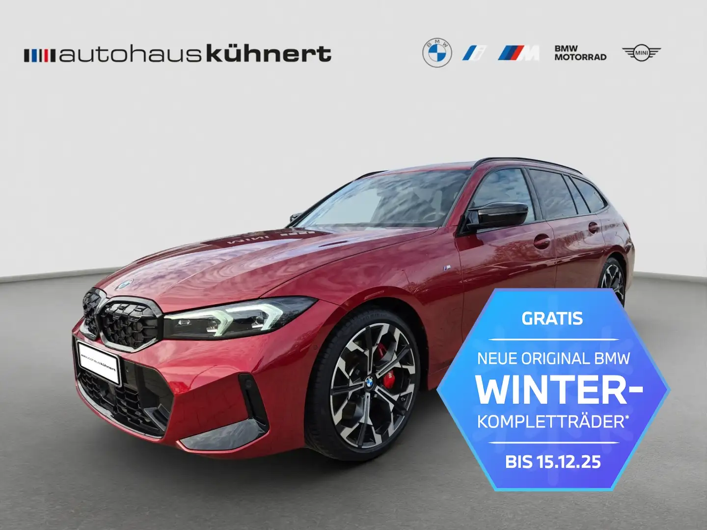 BMW 340 Md xDrive Touring ///M-Sport PRO/PanoSD/AHK Rouge - 1