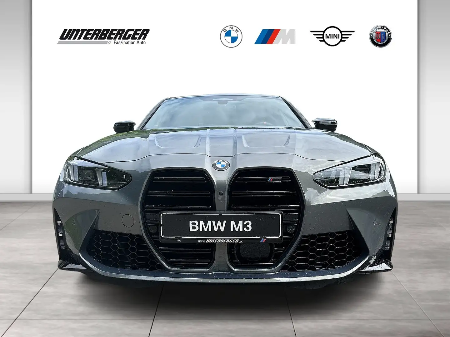 BMW M3 Competition xDrive Stratus Grau Indiv. Carbon Sitz Grau - 2