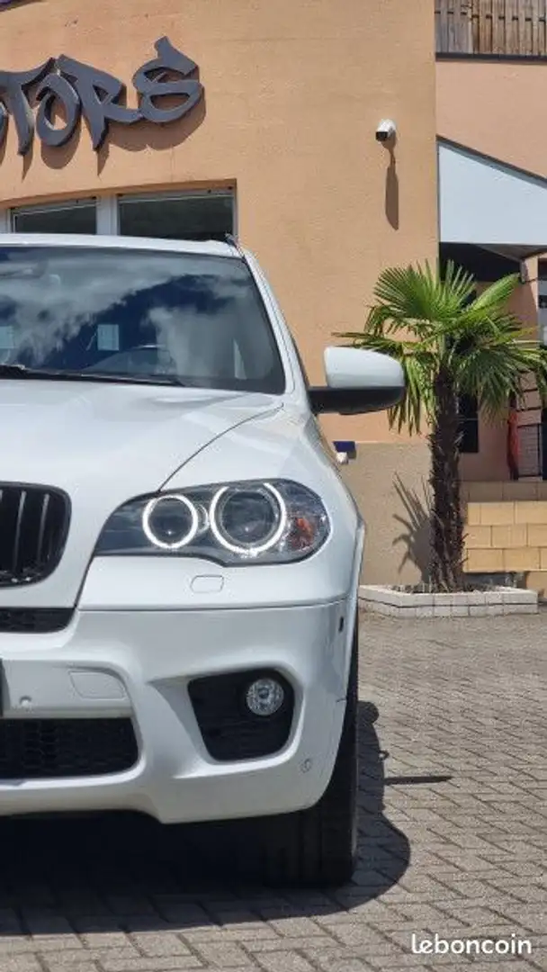 BMW X5 (E70) XDRIVE40DA 306CH M SPORT Blanc - 2