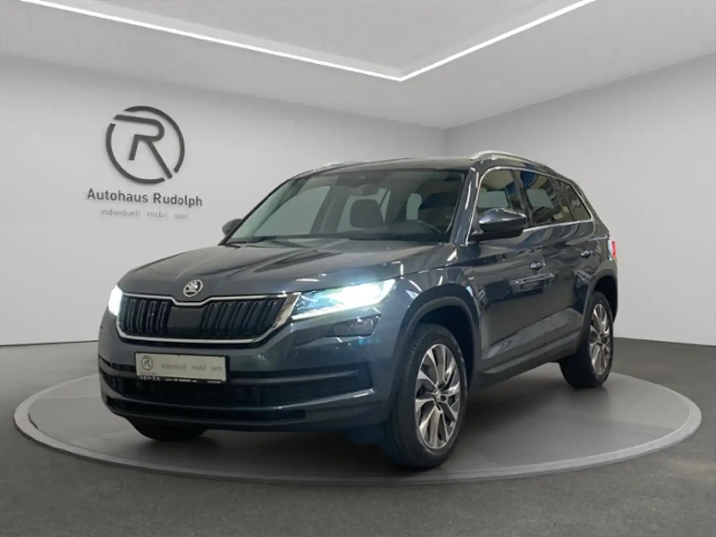Skoda Kodiaq 2.0 TDI 4x4 DSG Clever Ambition / Navi ACC AHK Grijs - 2