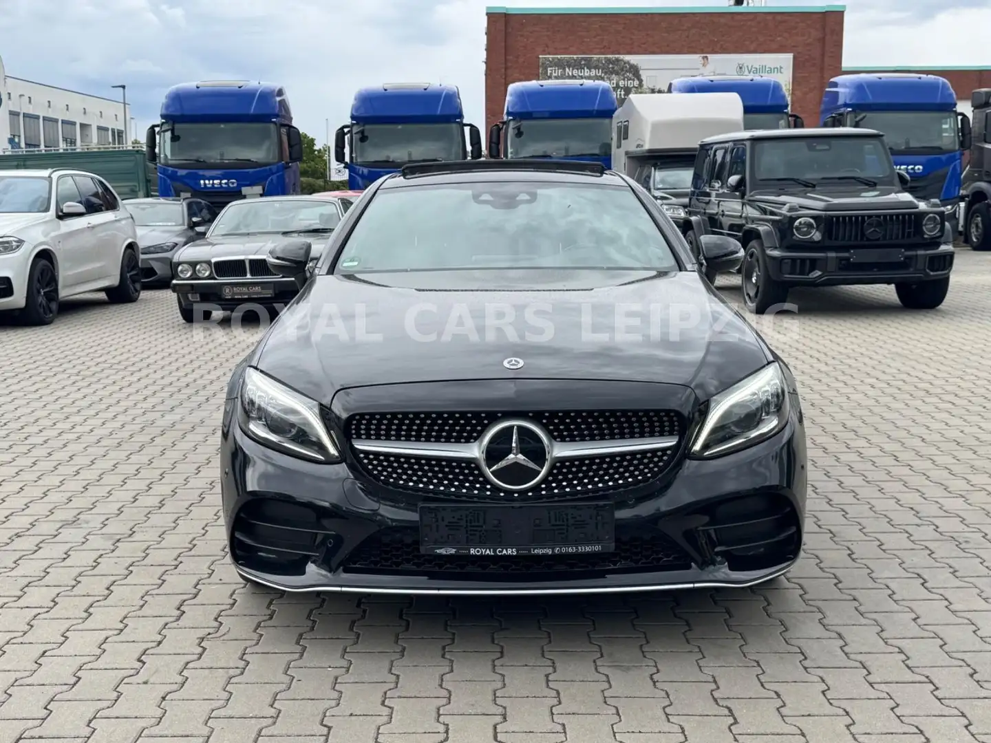 Mercedes-Benz C 400 4Matic Coupe AMG-Line|Pano|Kamer|Navi| Чёрный - 2