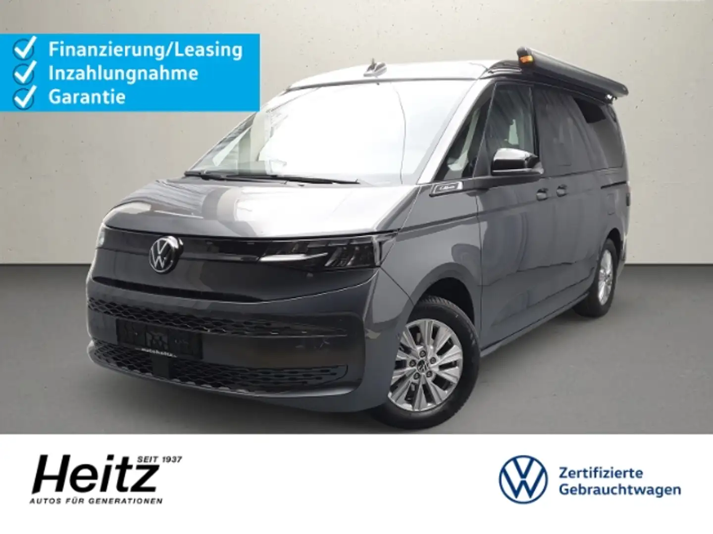 Volkswagen T7 California Beach Camper Tour 2025 AHK Standhzg Сірий - 1