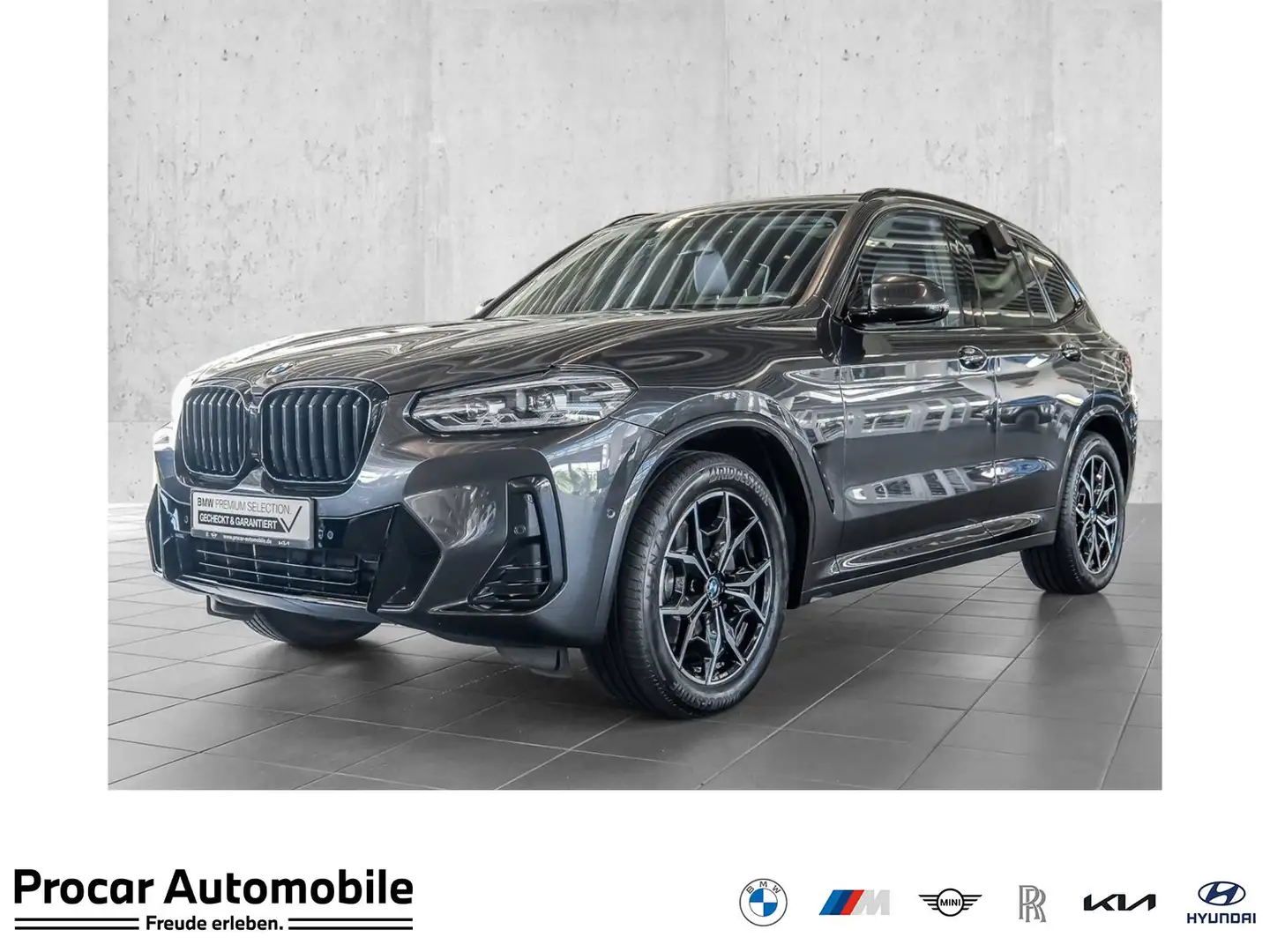BMW X3 xDrive20i M Sport PANO AHK RFK NAVI LED DAB Gris - 1
