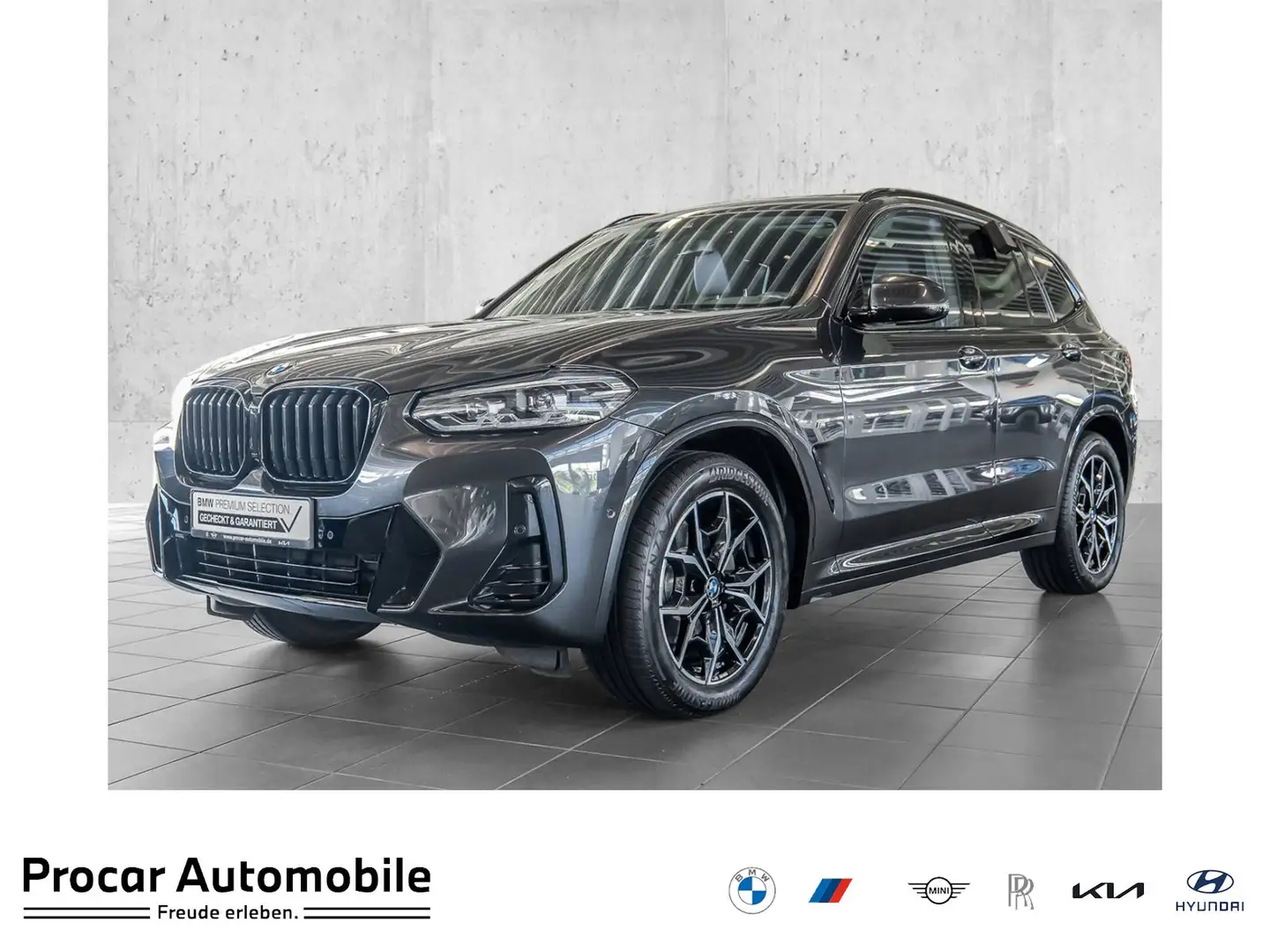 BMW X3 xDrive20i M Sport PANO AHK RFK NAVI LED DAB Grau - 1