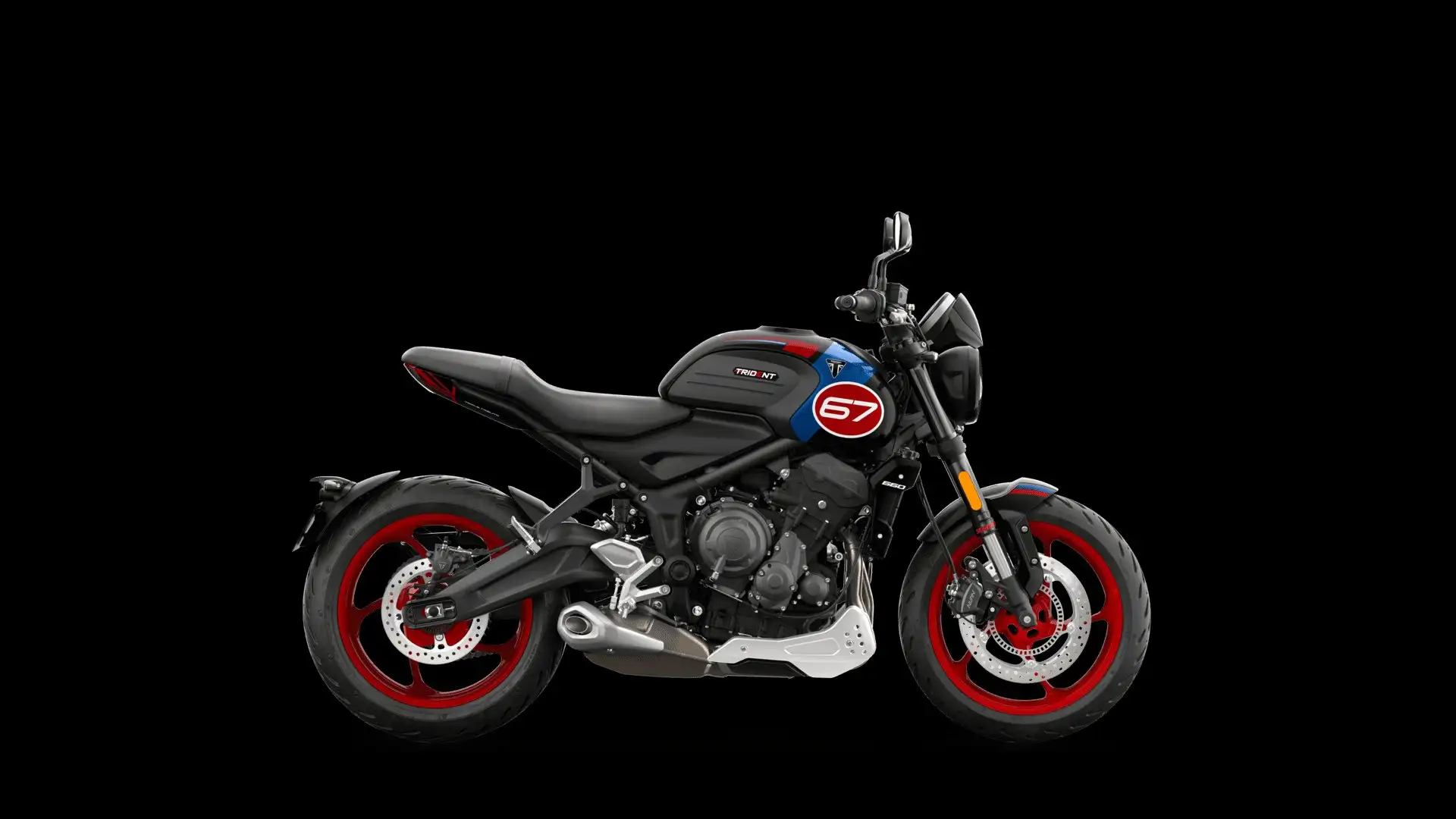 Triumph Trident 660 TRIPLE TRIBUTE Blu/Azzurro - 1