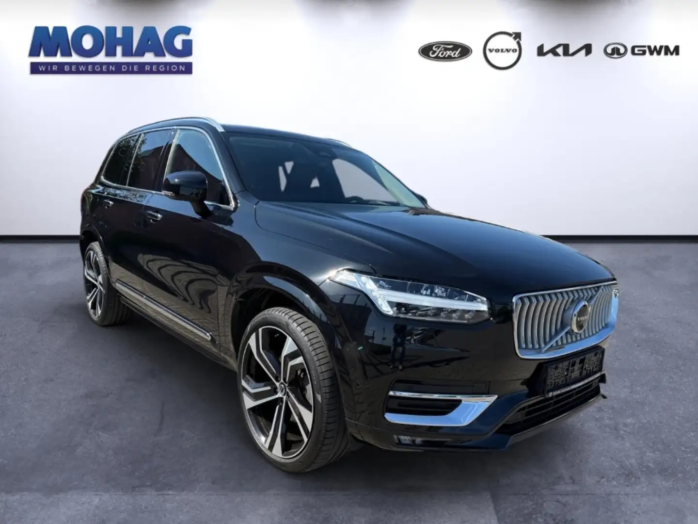 Volvo XC90 B5 Diesel AWD Ultimate Bright 7-Sitzer mit AHK,22z Noir - 2