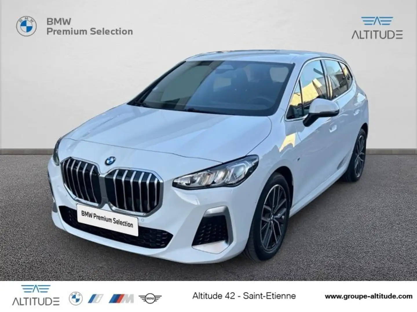 BMW 218 218i 136ch M Sport DKG7 Blanc - 1