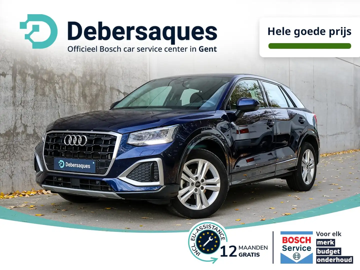 Audi Q2 1.5 35 TFSI S-Tronic KEYLESS ACC APP 3J GARANTIE Blauw - 1