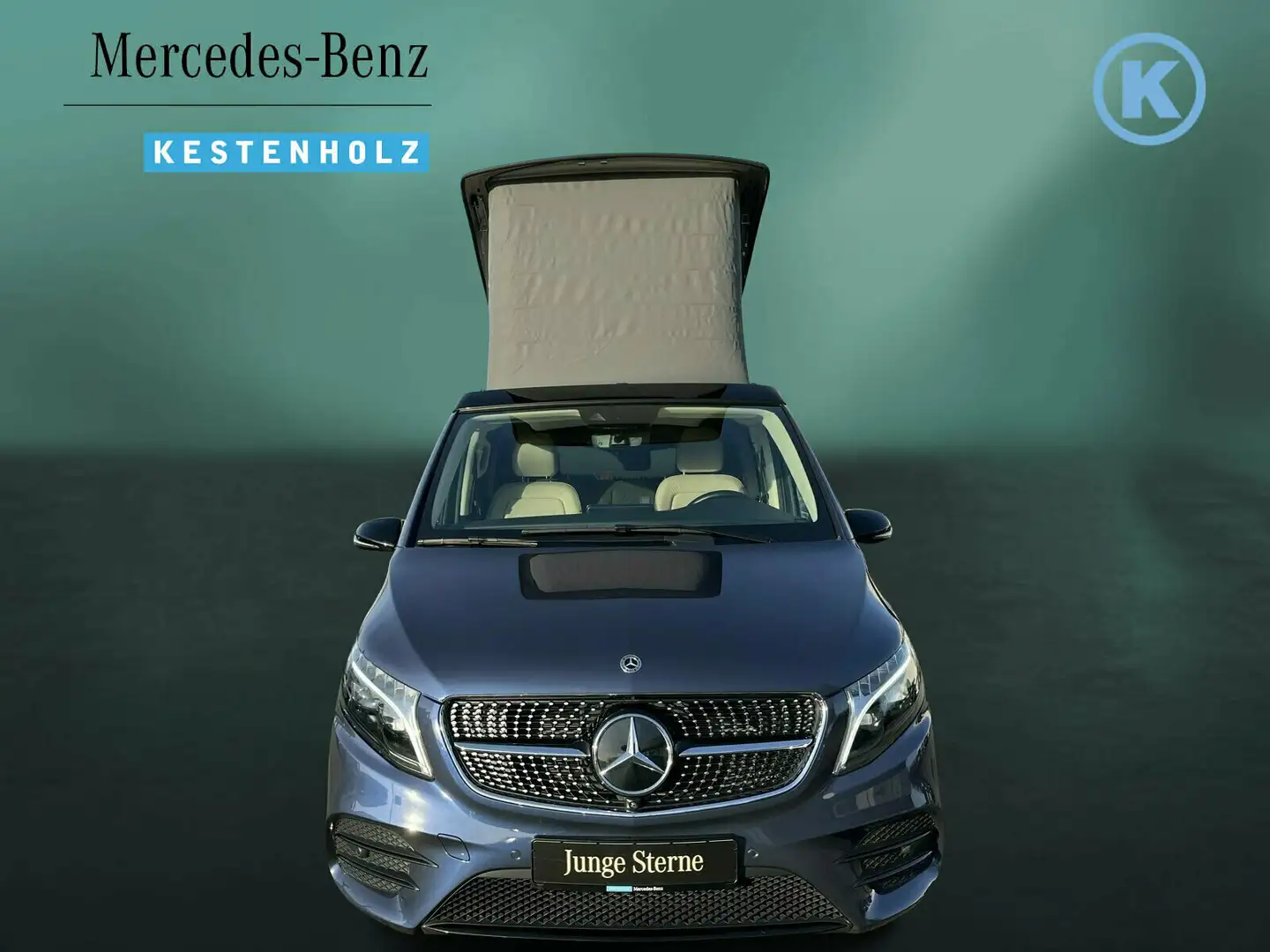 Mercedes-Benz V 300 V 300 d MARCO POLO EDITION+AMG+KÜCHE+AHK+DISTRO Blau - 2