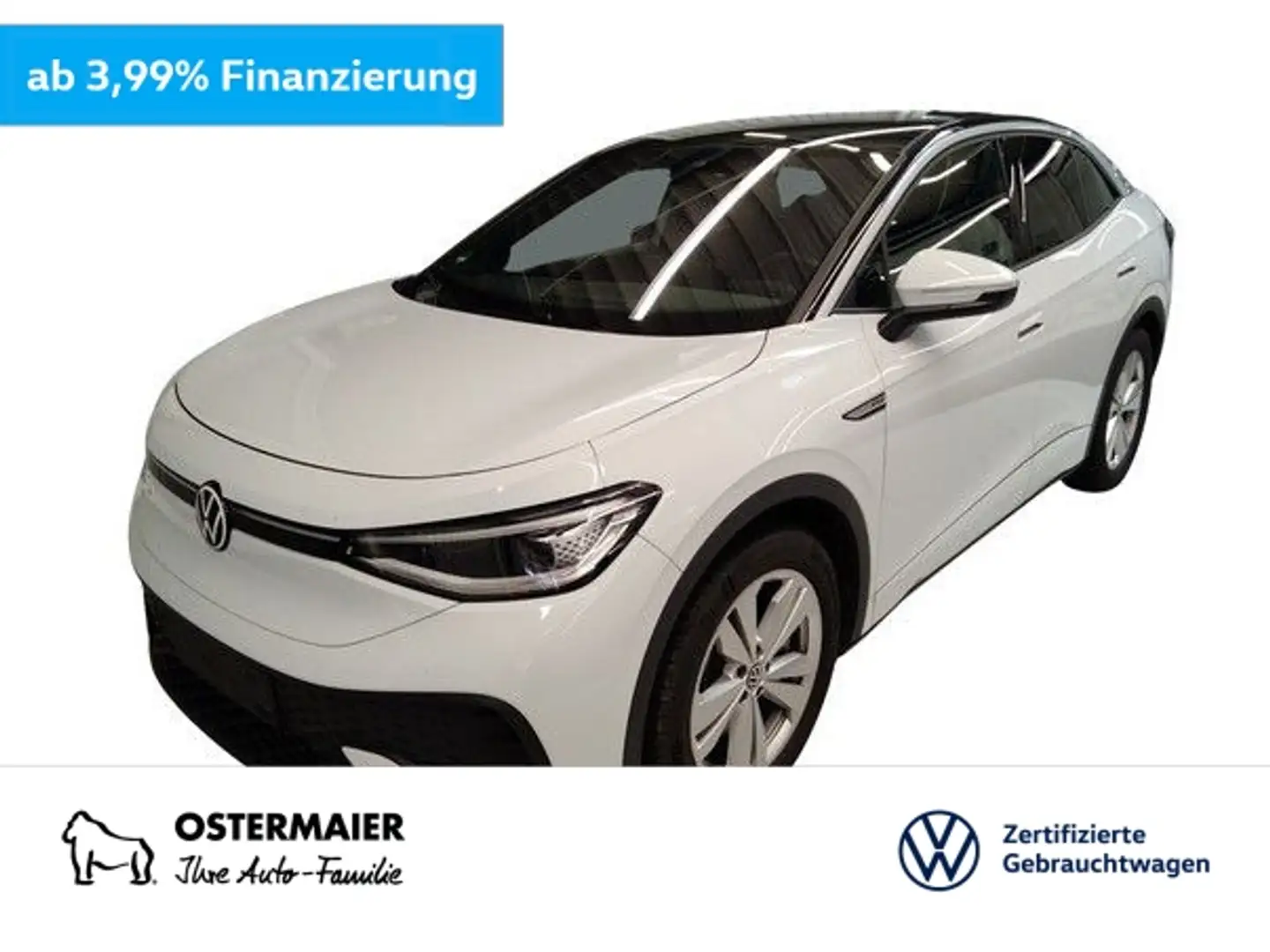 Volkswagen ID.5 PRO PERFORMANCE 204PS NP.66T ACC.5J-G.WÄRMEPUMPE.A Weiß - 1
