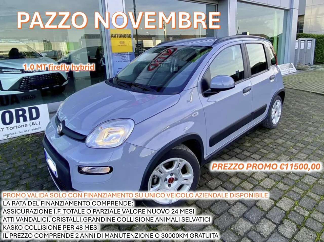 Fiat Panda Panda 1.0 firefly hybrid  PROMO NOVEMBRE
