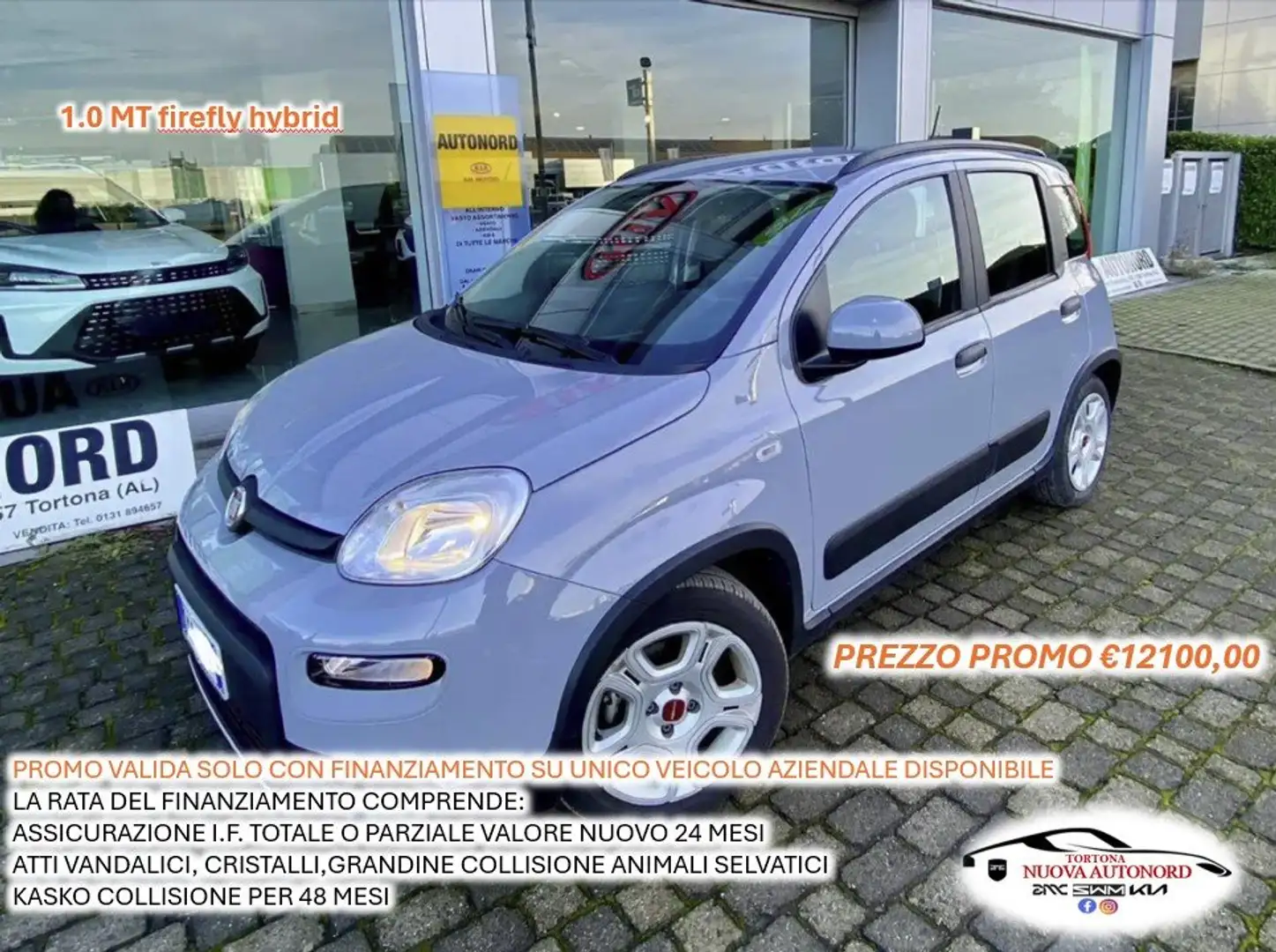 Fiat Panda Panda 1.0 firefly hybrid  PROMO NOVEMBRE Grau - 1