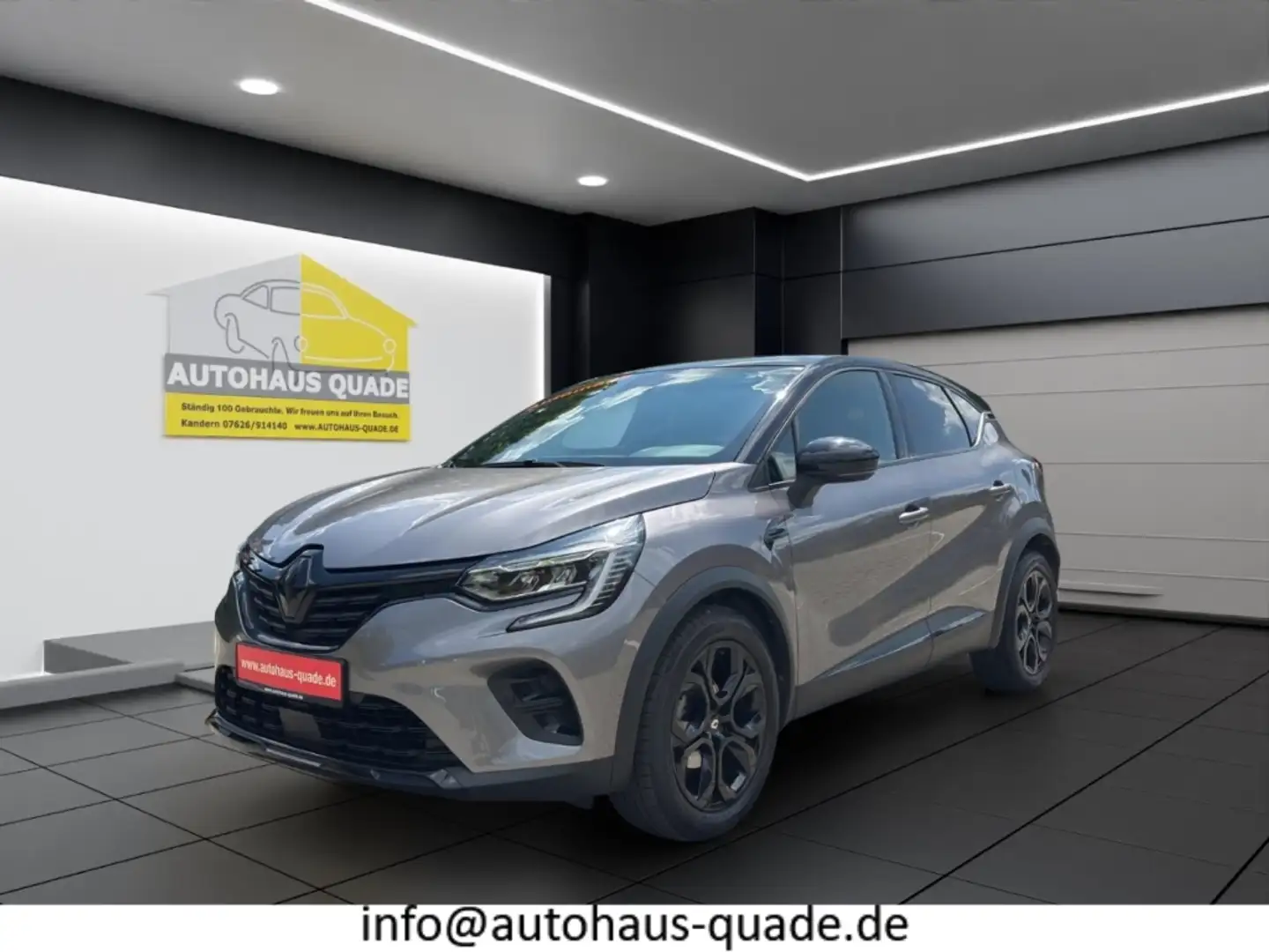 Renault Captur II Rive Gauche 1.3 TCe 160 Mild-Hybrid EU6d SERVIC Grijs - 1