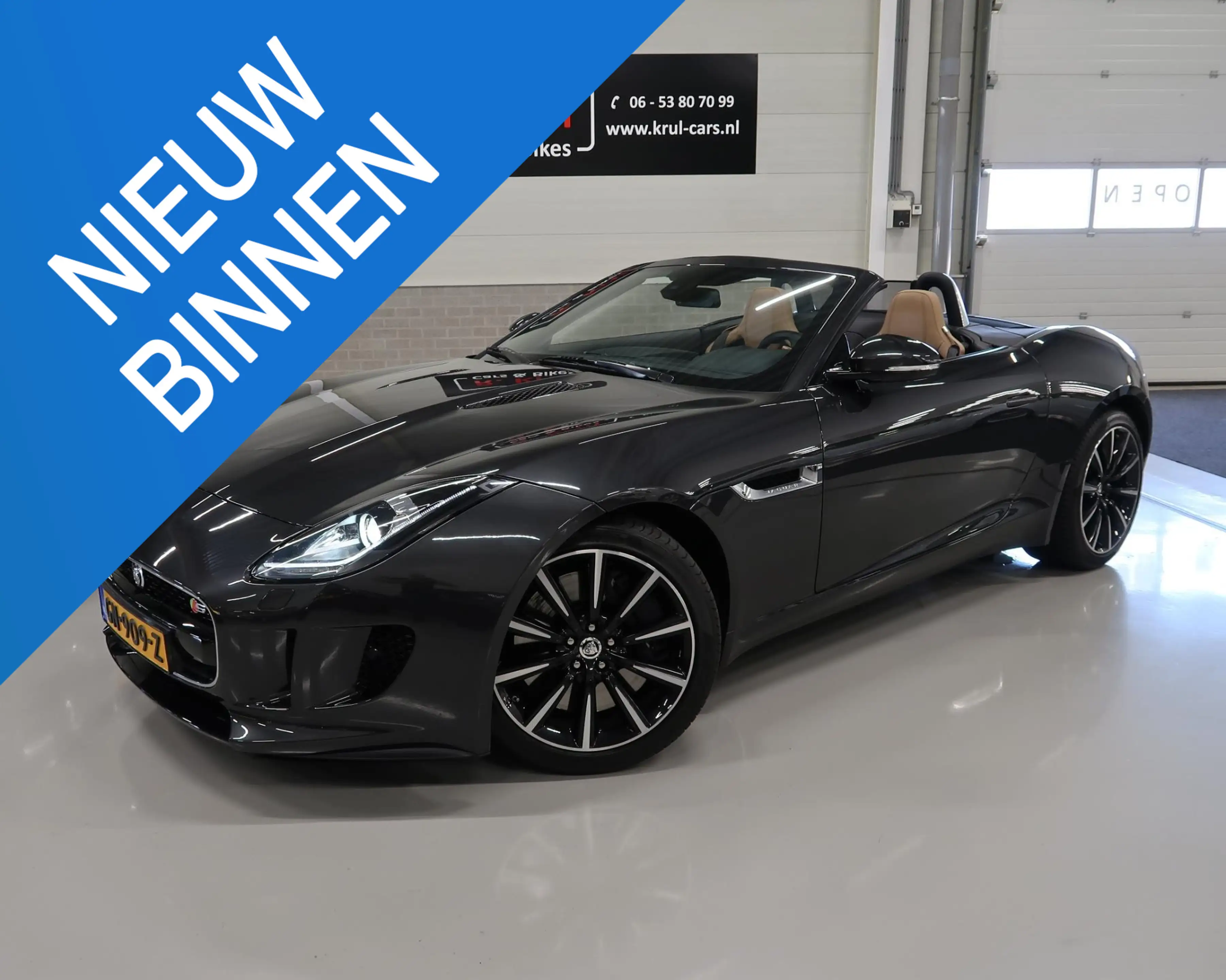 Jaguar F-Type 3.0 V6 S Convertible 380PK NL-auto NAP Boekjes Dea