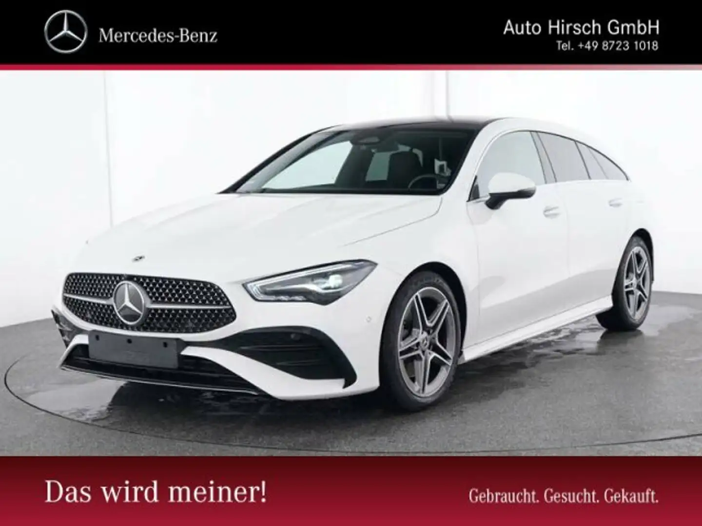 Mercedes-Benz CLA 220 CLA 220 d SB FACELIFT!!AMG+AHK+Kamera+Pano-Dach Weiß - 1