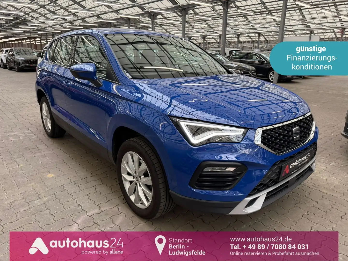 SEAT Ateca 1.5 TSI Style|DSG|LED|PDC Blu/Azzurro - 1