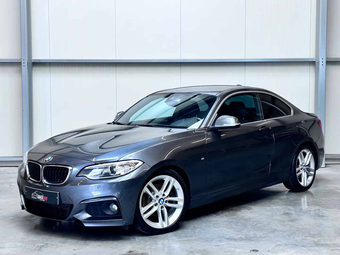 BMW 220 PACK M Coupé 220 d Gris - 1