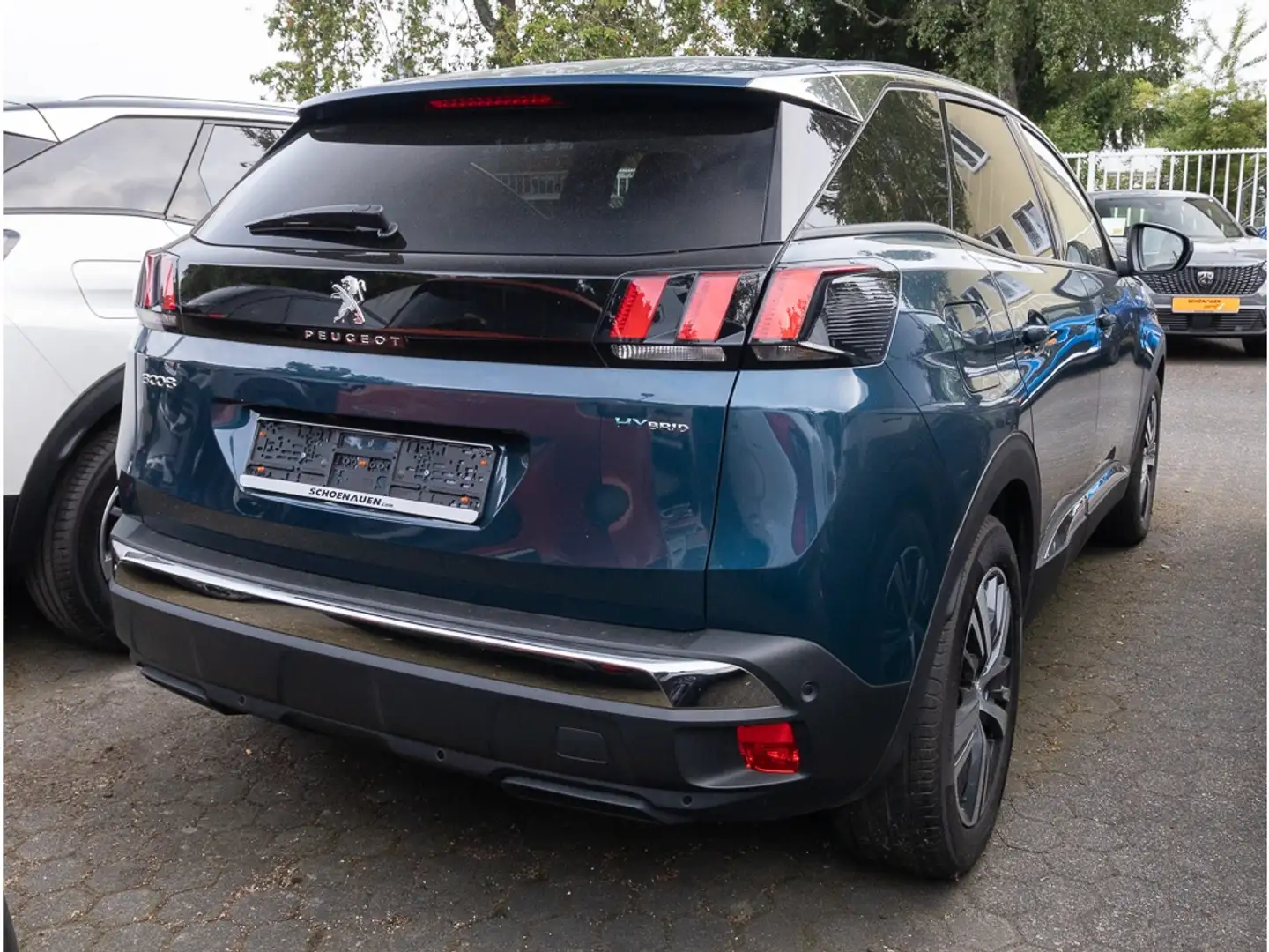 Peugeot 3008 HYBRID 225 e-EAT8 ALLURE +SHZ+NAVI+RFK+MET+ Blau - 2