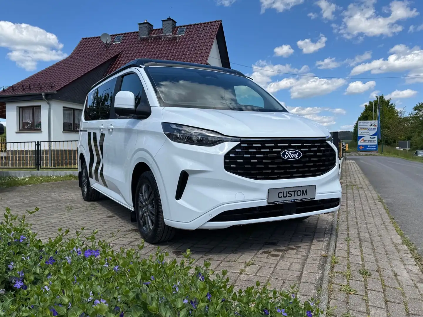 Ford Tourneo Custom L1 VANEXXT CamperVan Allrad Autom Blanc - 1