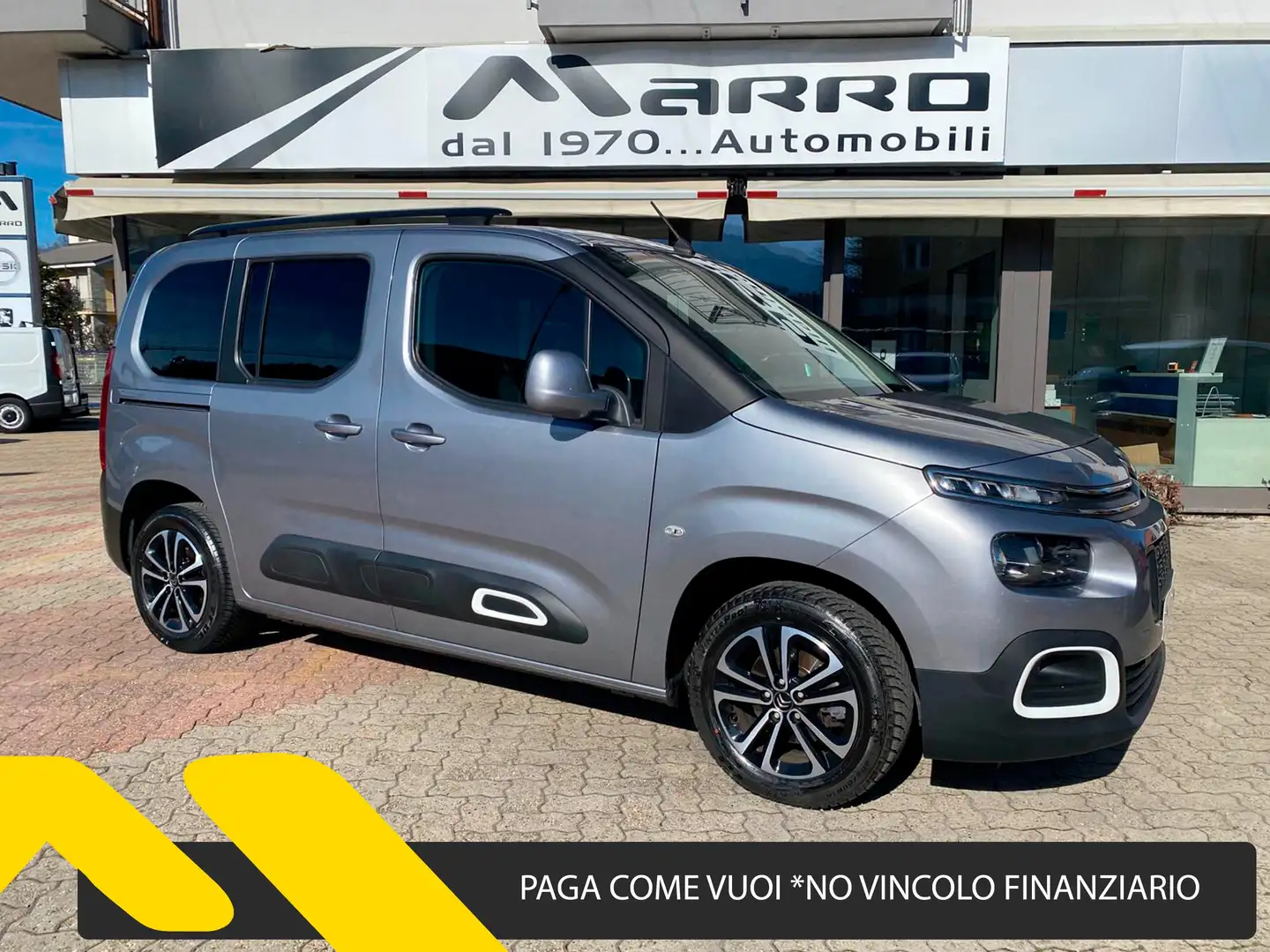 Citroen Berlingo PureTech 110 M Shine Navy Retrocamera Cerchi Argento - 1