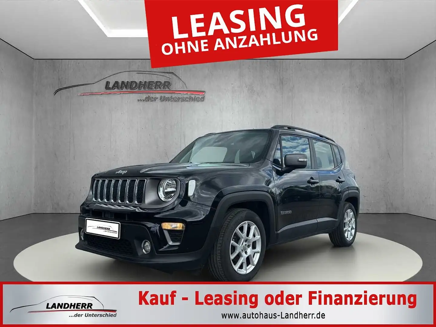 Jeep Renegade Limited//Einparkhilfe vorne und hinten/Tempomat/ Schwarz - 1