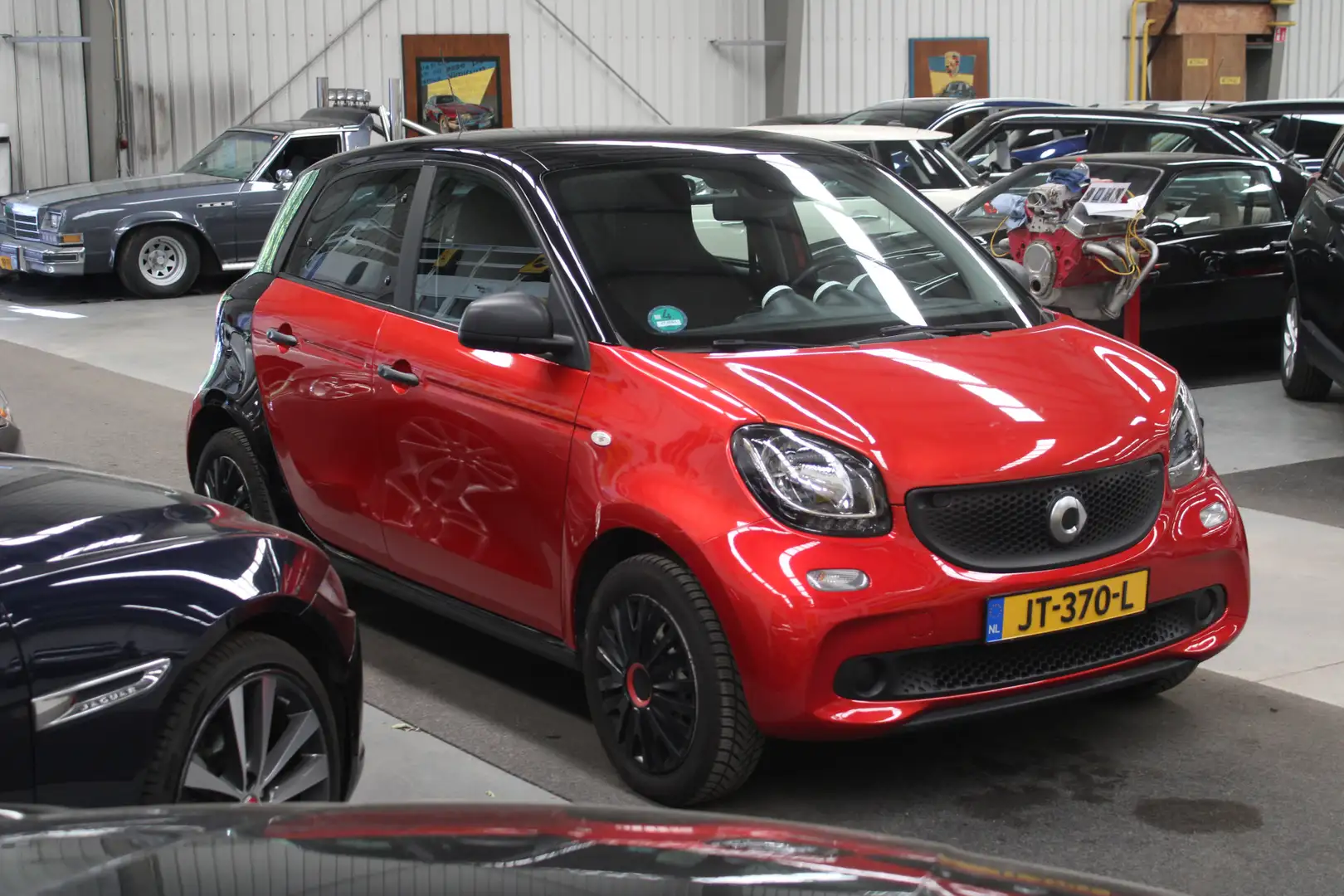 smart forFour 1.0 Pure Airco, Cruise control, Stuurbekrachtiging Rood - 2
