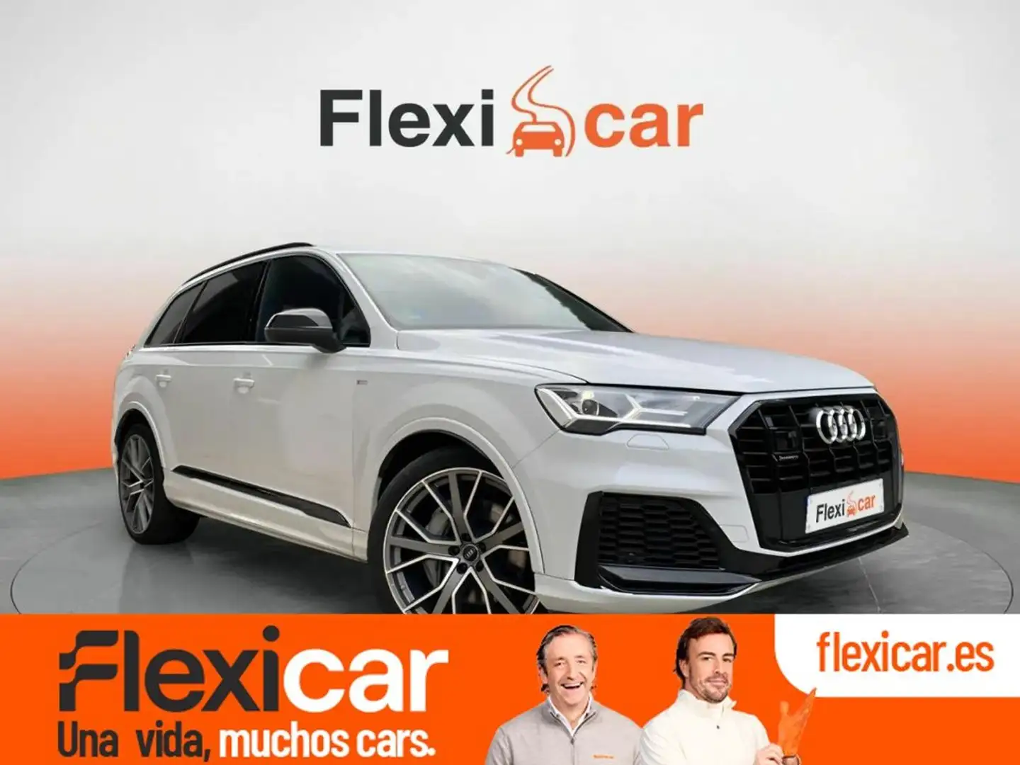 Audi Q7 Black line 50 TDI 210kW (286CV) q. tip. Blanco - 1