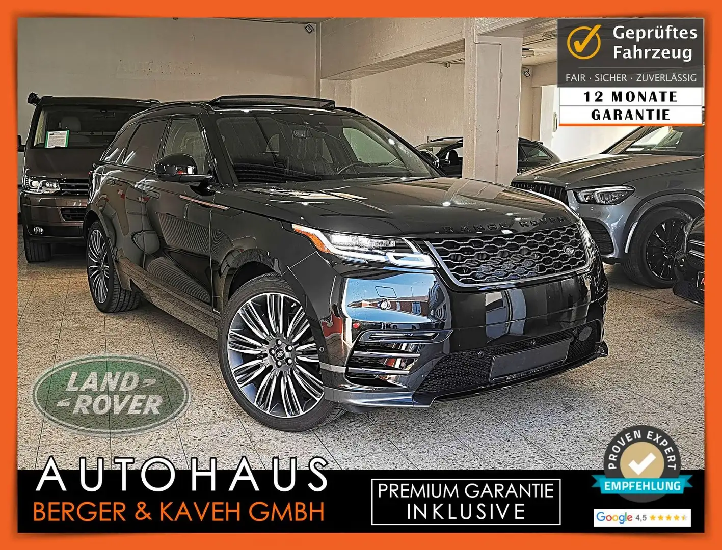 Land Rover Range Rover Velar P380 HSE R-DYNAMIC [GARANTIE] Schwarz - 1