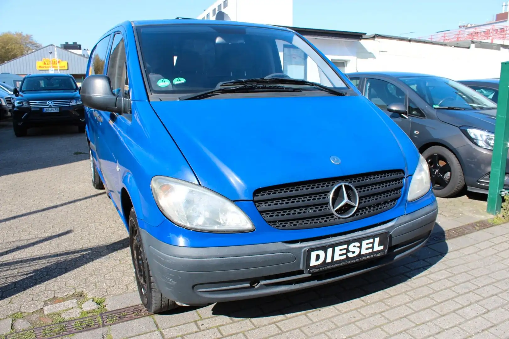 Mercedes-Benz Vito Kasten 111 CDI lang/6.Gang/E.Fnstr/AHK/Tüv plava - 2