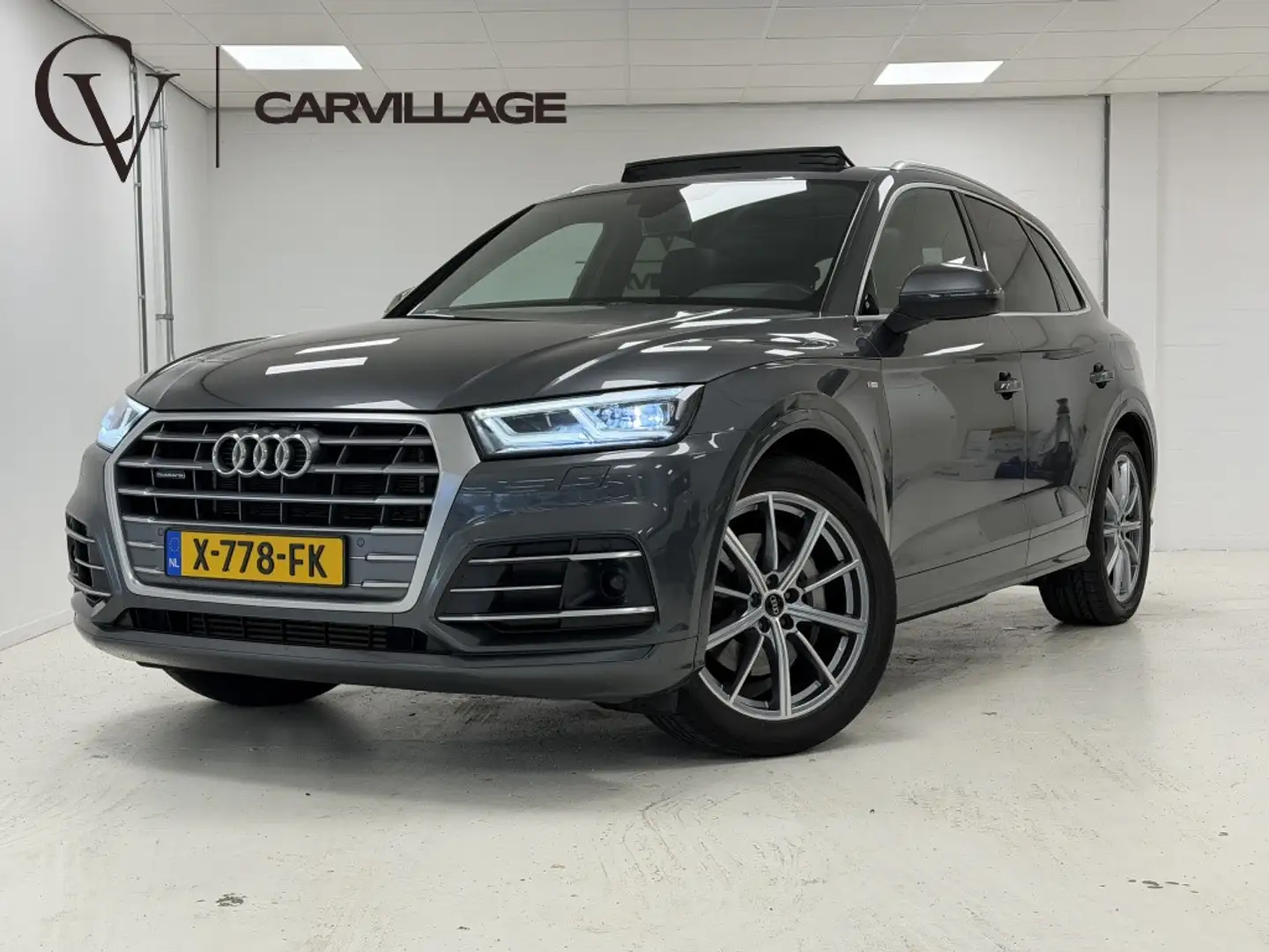 Audi Q5 50 TFSI e S edition | Luchtvering | Trekhaak | Pan Gris - 1