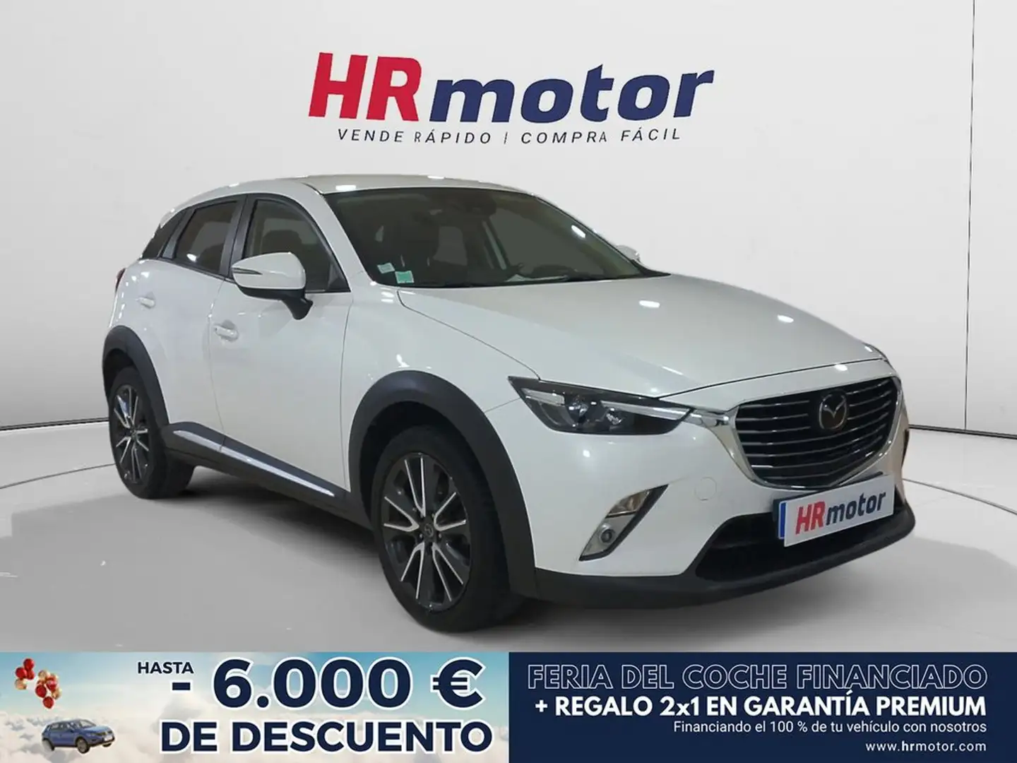 Mazda CX-3 Luxury Blanc - 1