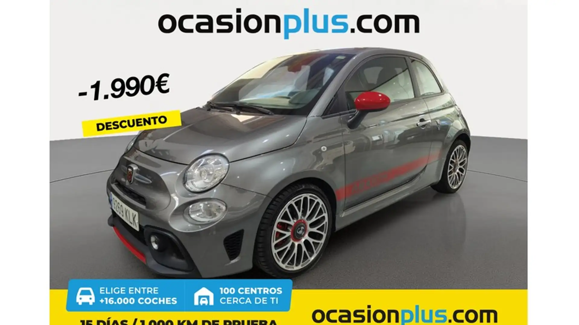 Abarth 595 1.4T JET 140 Gris - 1