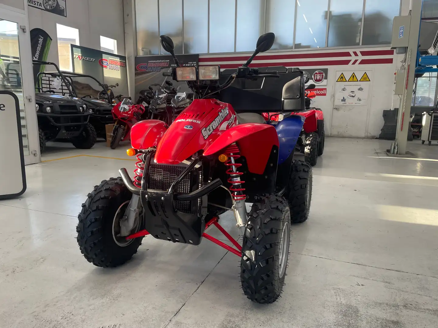Polaris Scrambler 500 E 2X4 accessoriato GUIDABILE A 16 ANNI Rosso - 2