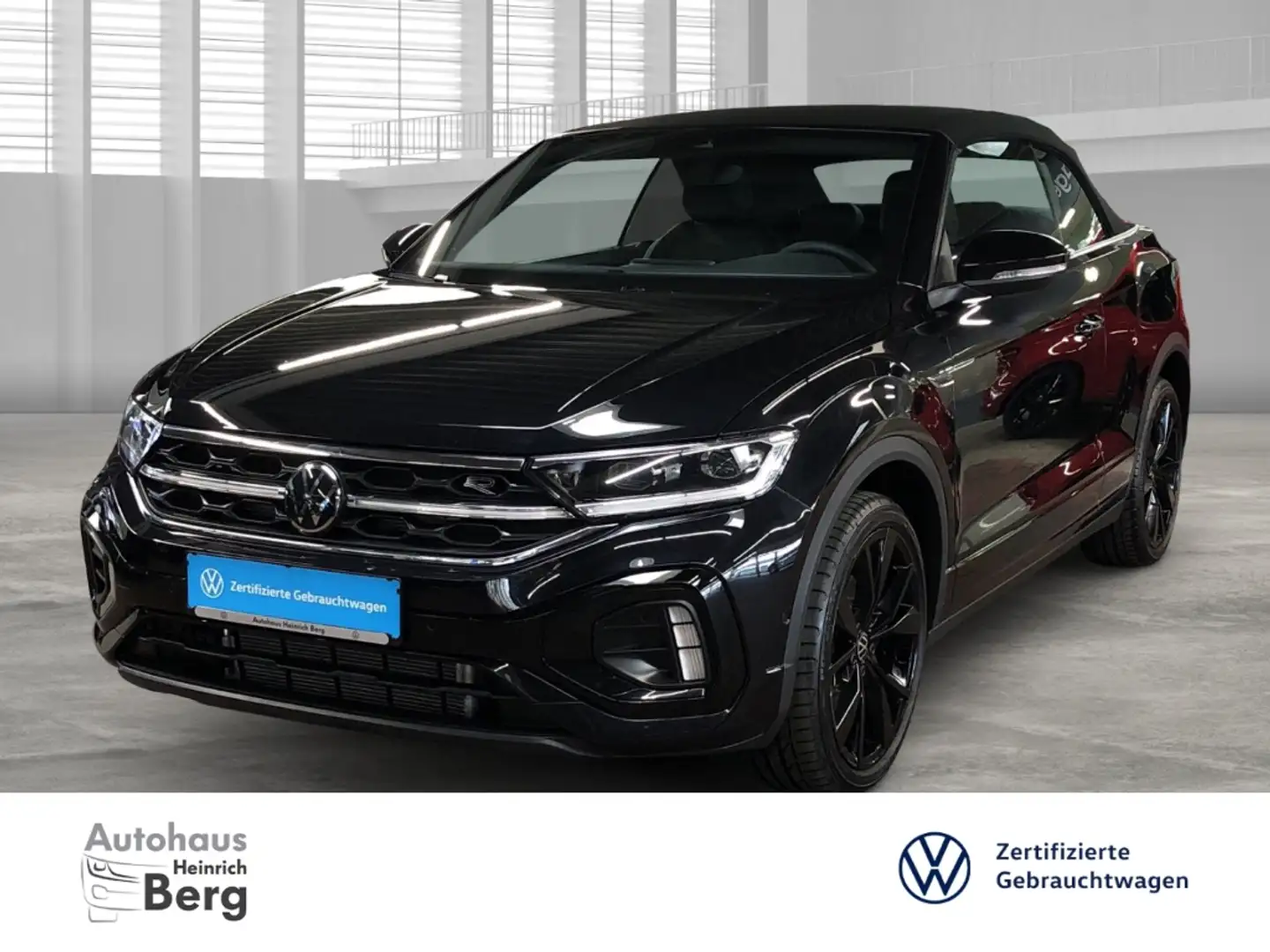 Volkswagen T-Roc Cabriolet R-Line 1.5 TSI Sportpaket Navi Leder Dig Zwart - 1