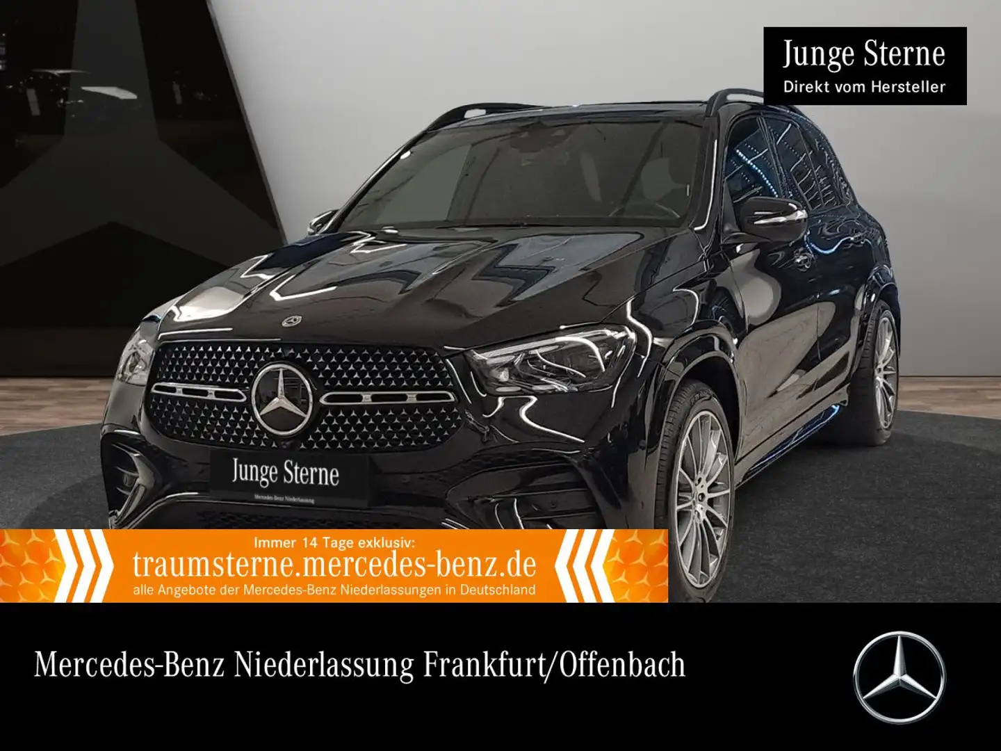 Mercedes-Benz GLE 450 d 4M AMG+NIGHT+PANO+360+AHK+MULTIBEAM+HUD Schwarz - 1