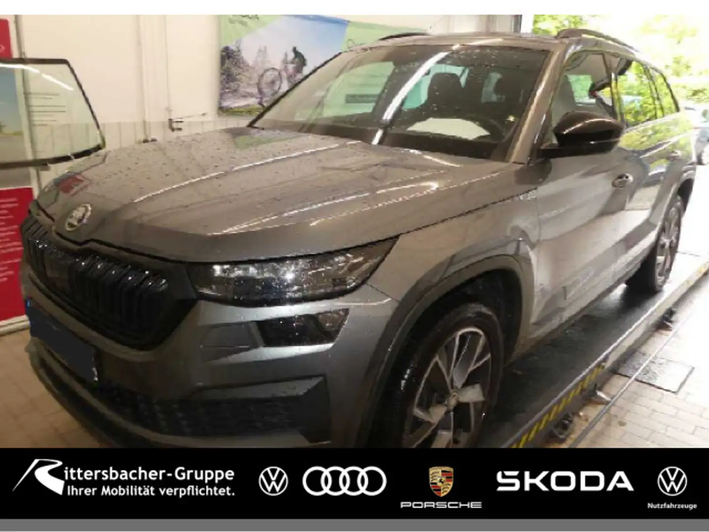 Skoda Kodiaq Sportline 2.0 TSI DSG 4x4 Navi AHK Kamera Grau - 1