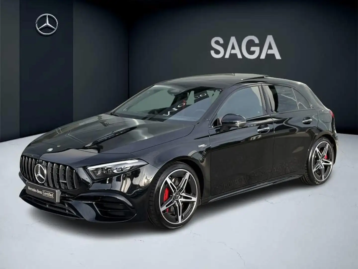 Mercedes-Benz A 45 S 4M+ Toit Pano Burmester SG électrique Zwart - 1