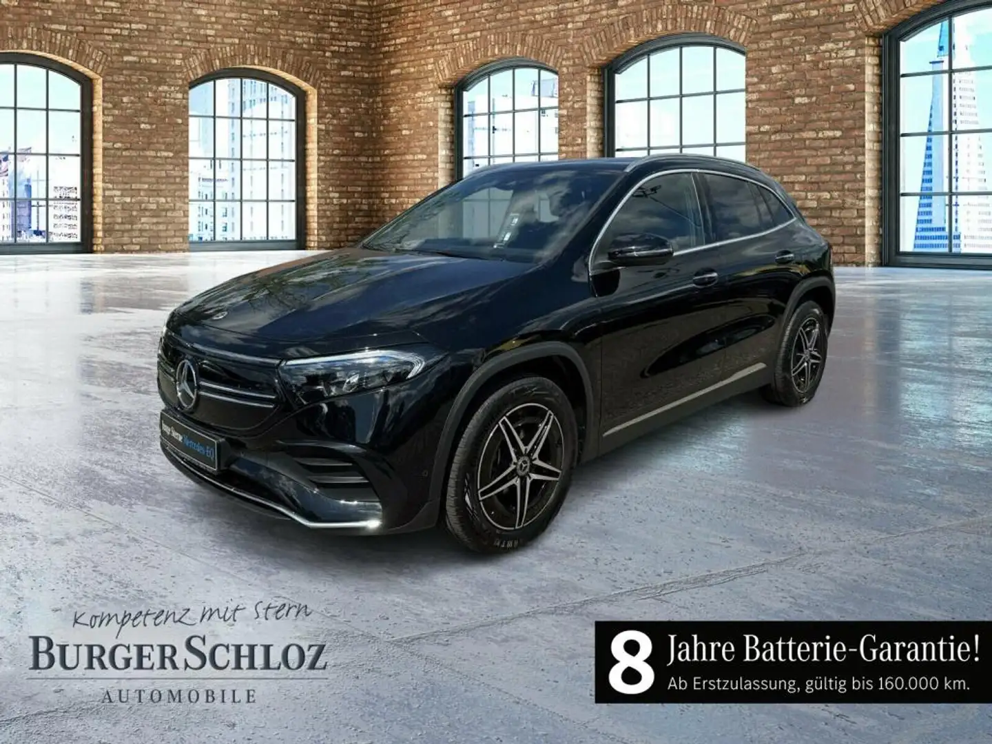 Mercedes-Benz EQA 300 4M AMG ParkAss. SpurW KAM S-Sitz SHZ LM Schwarz - 1