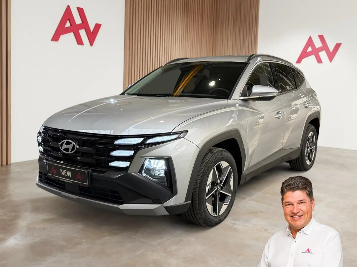 Hyundai TUCSON 1.6T-GDI Style DCT ** ACC | Zetelverwarm. | Nav... Argent - 1