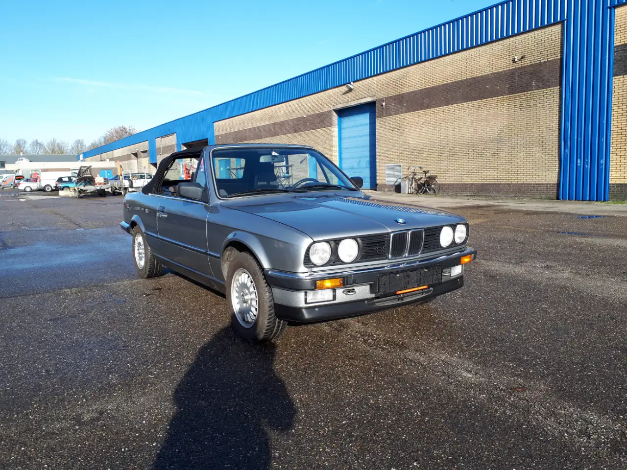 BMW 325 i cabrio E30 (1987) zilvergrijs 128000 km + doc., foto 5