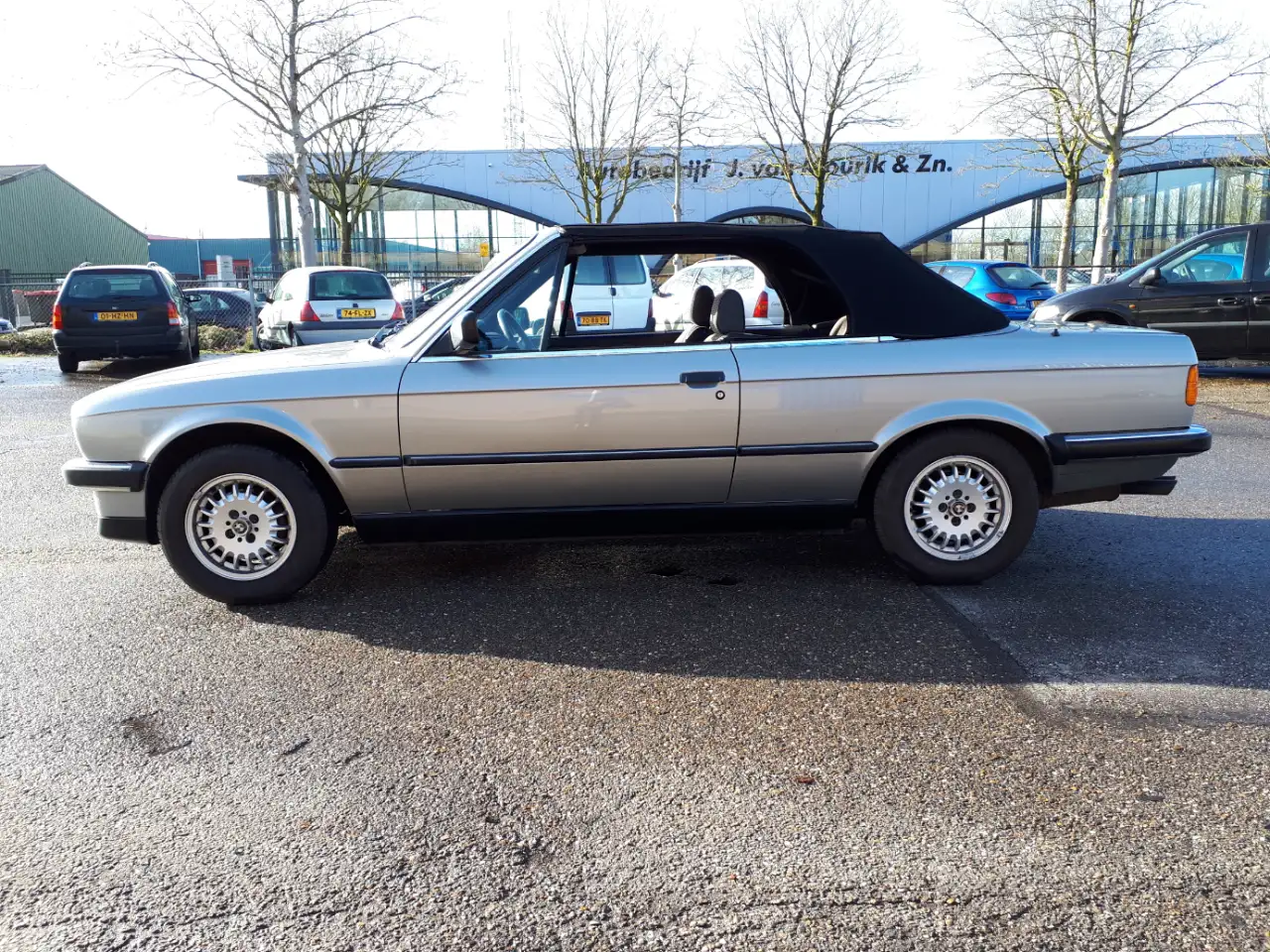 BMW 325 i cabrio E30 (1987) zilvergrijs 128000 km + doc., foto 6