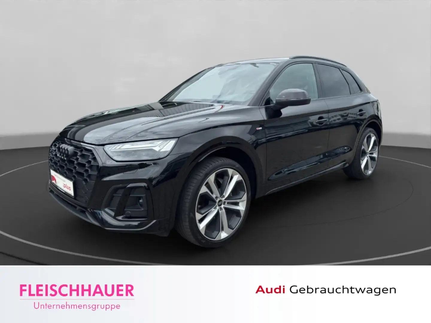 Audi Q5 S line 40 TFSI quattro MATRIX+ACC+PANO+AHK+CARPLAY Zwart - 1