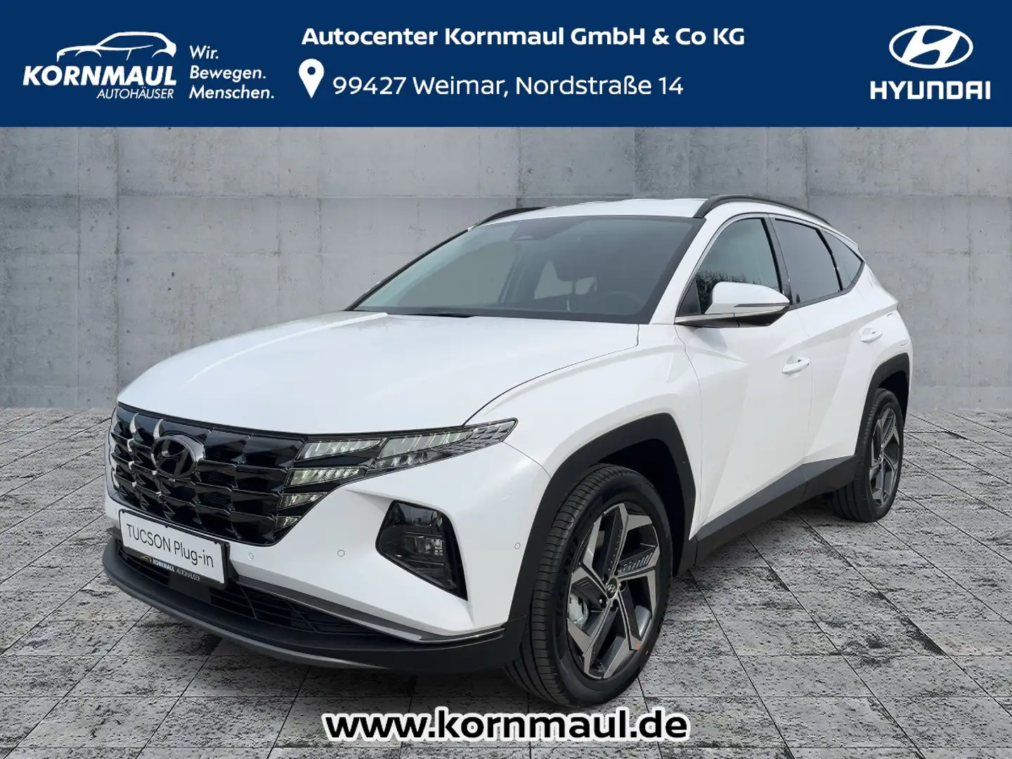 Hyundai TUCSON 1.6 Prime Plug-In-Hybrid (265 PS) Allrad Weiß - 1