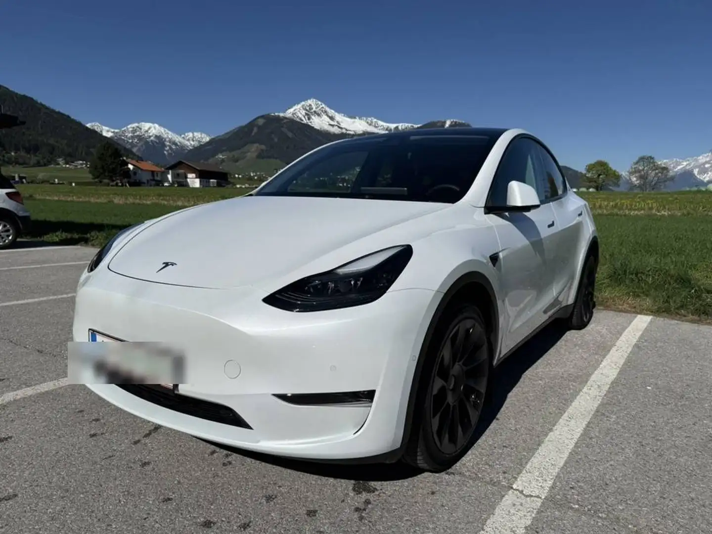 Tesla Model Y Model Y Long Range AWD 75kWh Weiß - 1