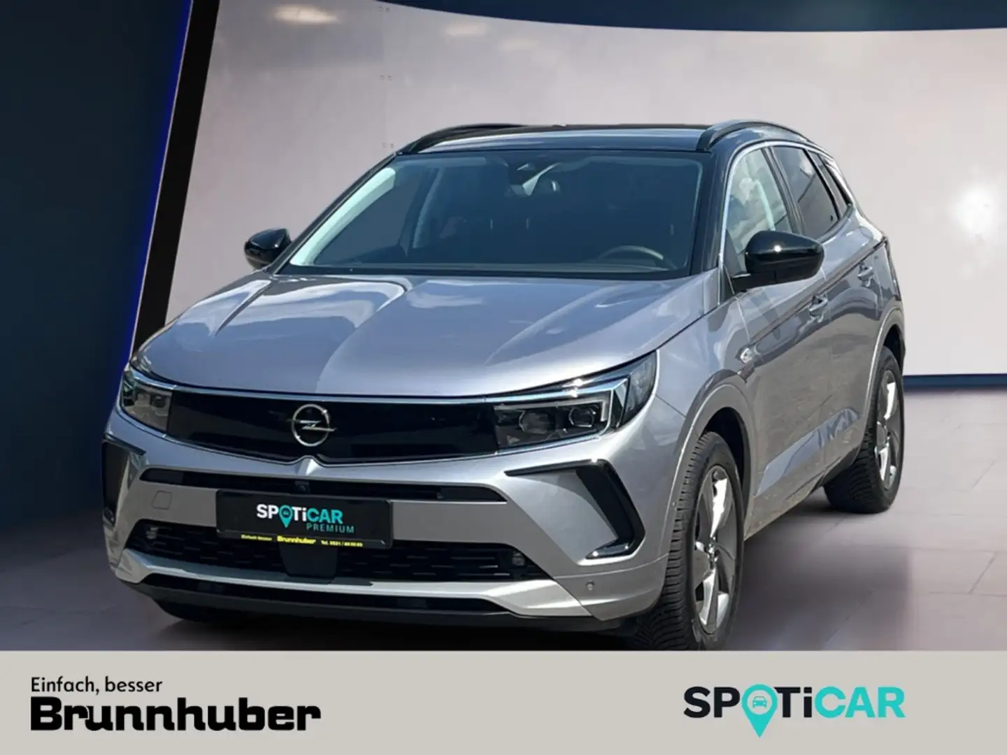 Opel Grandland EU6e Elegance 1.2 Turbo S 96 kW 6G Navi 360 Kamera Grau - 1