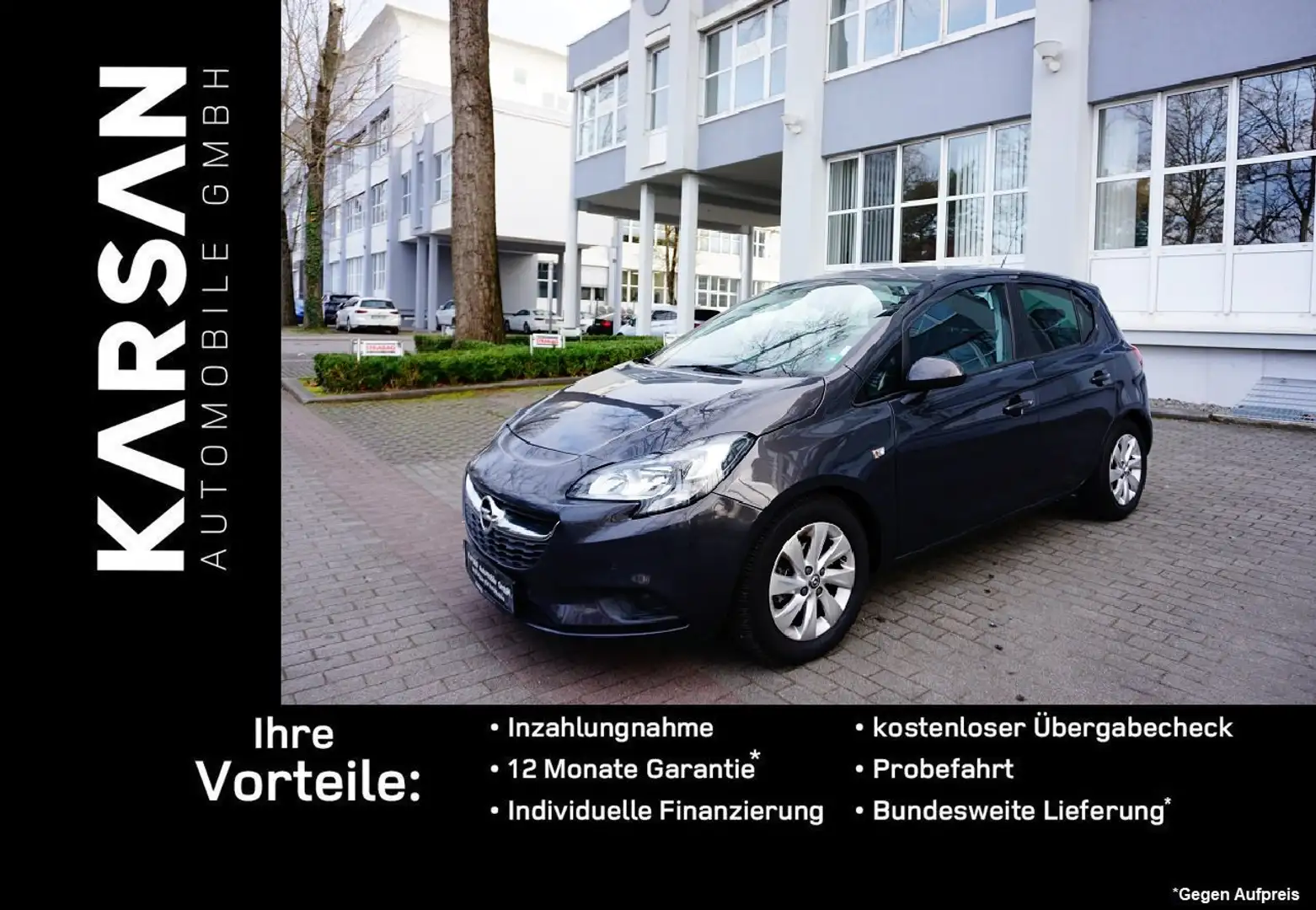 Opel Corsa Edition/Klima/2x PDC/AUX/USB/ Grau - 1