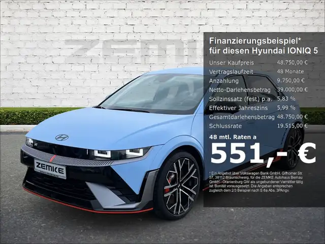 Hyundai IONIQ 5 N Elektro 4WD HUD Navi Digitales Cockpit Soundsyst