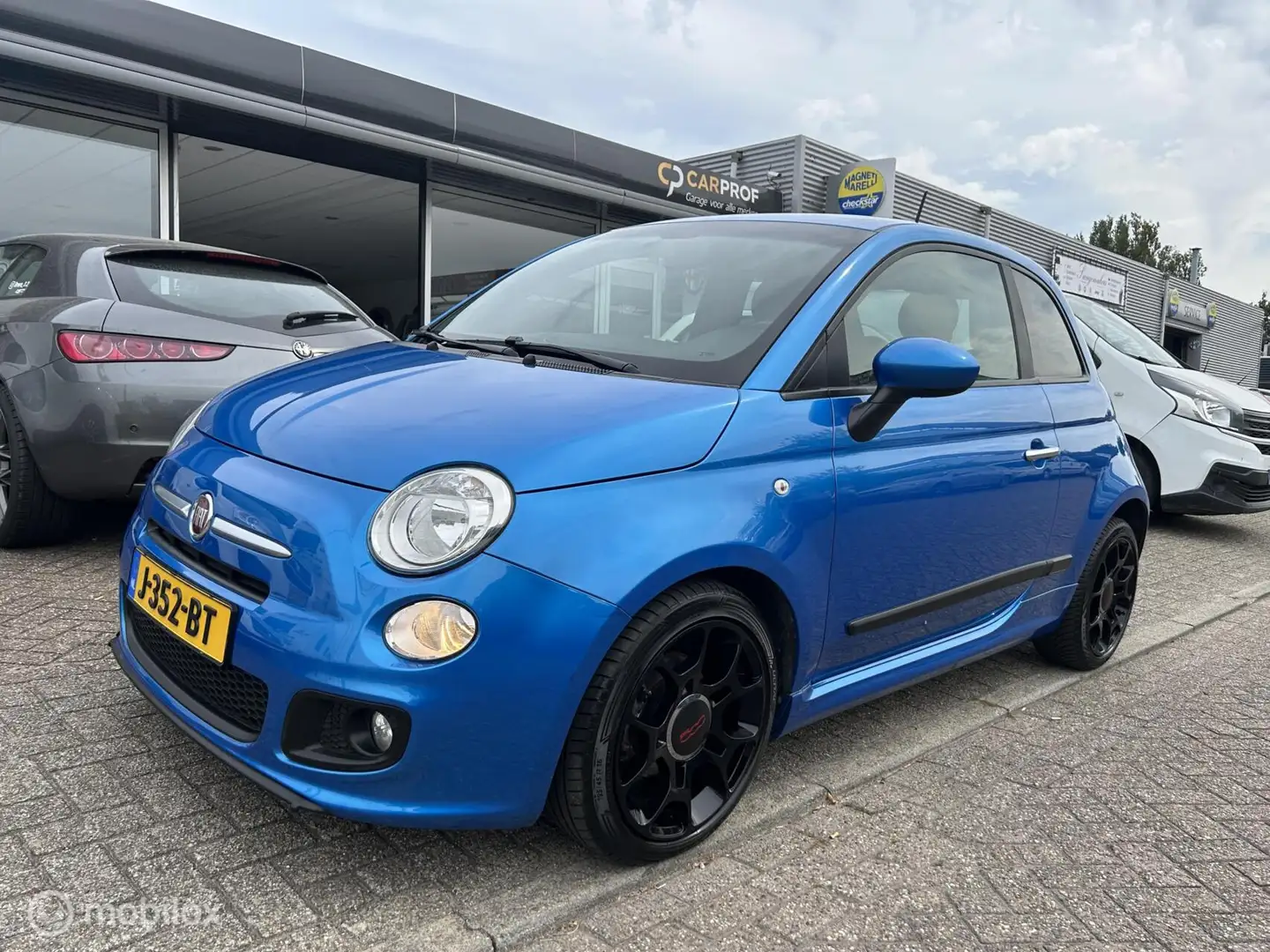 Fiat 500 0.9 TwinAir Turbo 500 Sport dealer onderh. Blauw - 2