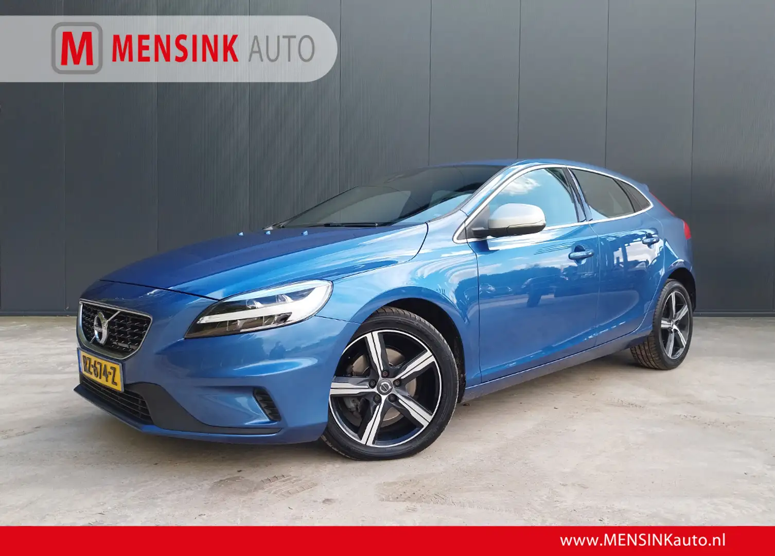Volvo V40 2.0 T4 191 PK Business Sport R Design ALCANTARA LE Bleu - 1